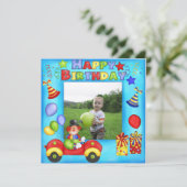 Voeg uw foto van Birthday Kaart toe (Staand voorkant)