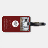 Voeg uw Foto van het Bedrijf van de Tekst van de D Bagagelabel (Achterkant horizontaal)