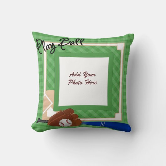 Voeg uw fotoballast toe kussen (Voorkant)