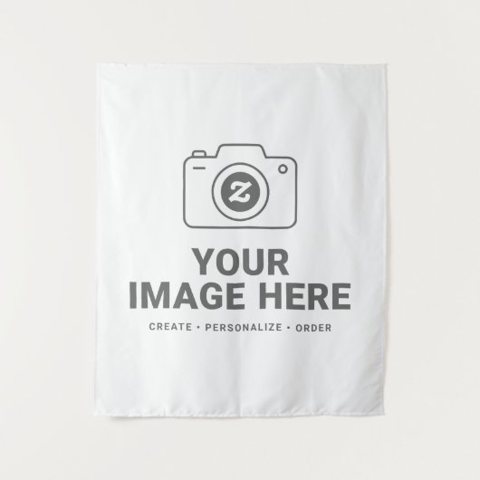 Voeg uw fotodesign toe wandkleed (Voorkant)