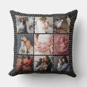 VOEG UW FOTO'S aangepaste collage Moederdag Kussen (Voorkant)