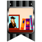 Voeg uw Foto's Graduation Party Celebrate Afstudee Vlaggetjes (Tweede vlag)