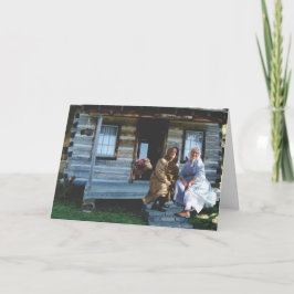 voeg uw foto's hbvm Pioneer vrouwen Wenskaart Kaart