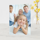 VOEG UW FOTO'S IN EN UIT TOE KAART (Gele Bloem)