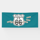 voeg uw foto's rt 66 banner toe (Horizontaal)