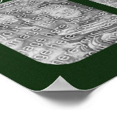 Voeg uw fotosjablooncollage toe poster (Hoek)