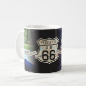 voeg uw foto'sroute 66 mok 2 toe (Voorkant links)