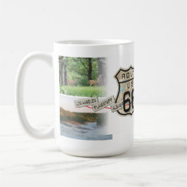 voeg uw foto'sRoute 66 mok toe