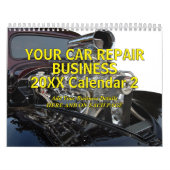 Voeg uw gegevens toe - Autoreparatiebedrijf 20xx Kalender (Hoes)