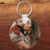 Voeg uw gepersonaliseerde Afbeelding toe Sleutelhanger (Voorkant)
