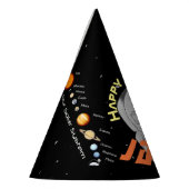 Voeg uw gezichtsfotoastronaut Pet toe Feesthoedjes (Links)