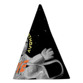 Voeg uw gezichtsfotoastronaut Pet toe Feesthoedjes (Rechts)