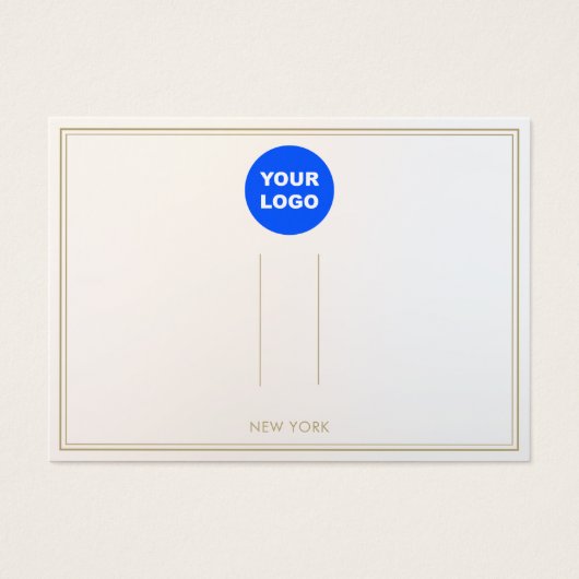 Voeg uw grijze ombre Hair Clip display toe Visitekaartje (Voorkant)