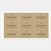 Voeg uw Grijze Rand van de Logo toe & het Product  Labels (Vel)