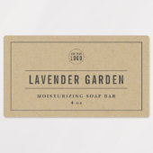 Voeg uw Grijze Rand van de Logo toe & het Product  Labels (Design 1)