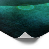 Voeg uw Grunge van het Citaat getextureerde Kleurr Poster (Hoek)