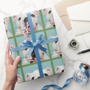 Voeg uw hond toe voor uw hond cadeaupapier