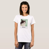 Voeg uw huisdier foto Retro Instant Camera Lijst T-shirt (Voorkant volledig)