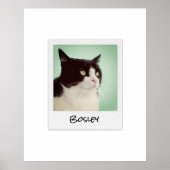 Voeg uw huisdier foto Retro Instant Camera toe Poster (Voorkant)