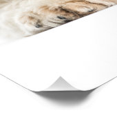 Voeg uw huisproefportret toe Shih Tzu Dog Persoonl Foto Afdruk (Hoek)