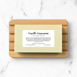 Voeg uw Ingrediënten Lijst van Ingrediënten van de Etiket