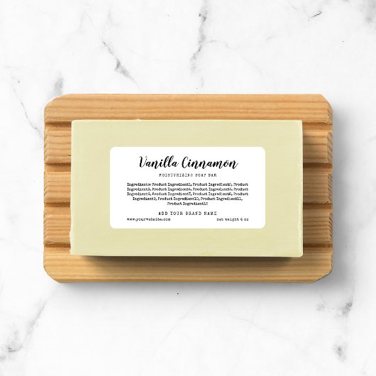 Voeg uw Ingrediënten Lijst van Ingrediënten van de Etiket