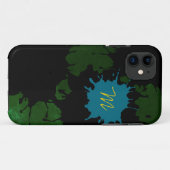 voeg uw initiaal aan de splashas toe Case-Mate iPhone case (Achterkant (horizontaal))