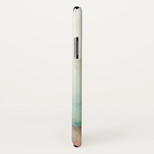 Voeg uw Initiaal toe | Afwijking - Blauwe Waterver Case-Mate iPhone Case (Achterkant / rechts)