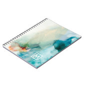 Voeg uw Initiaal toe | Afwijking - Blauwe Waterver Notitieboek (Linkerzijde)