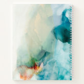 Voeg uw Initiaal toe | Afwijking - Blauwe Waterver Notitieboek (Achterkant)