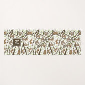 Voeg uw Initiaal toe | Het glimlachen van het Sleu Yogamat (Voorkant (horizontaal))