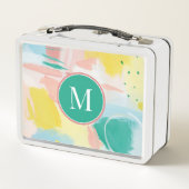 Voeg uw Initiaal toe | Verse zijde Abstract (Achterkant)