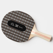 Voeg uw Initialen gepersonaliseerd toe Tafeltennisbatje (Zijkant)