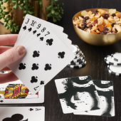 Voeg uw initialen toe | Onyx Gebaar Pokerkaarten (Insitu)