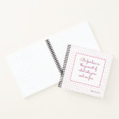 Voeg uw Inspirerend Afstuderen toe Citaten Notitieboek (Binnen)