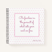 Voeg uw Inspirerend Afstuderen toe Citaten Notitieboek (Voorkant)