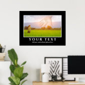 Voeg uw Inspirerend Poster van de Foto van de Teks (Thuiskantoor)