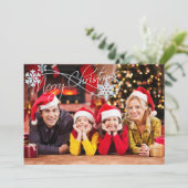 Voeg uw Kaart voor Kerstmis toe (Staand voorkant)