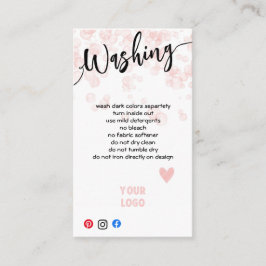 VOEG UW KARTONNEN VAN DE ZORG VAN DE LOGO TOE VISITEKAARTJE