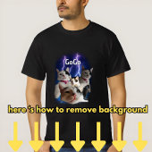 VOEG UW KAT CUSTOM ANIMALS TOE T-SHIRT