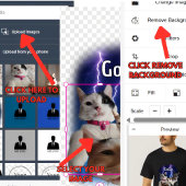 VOEG UW KAT CUSTOM ANIMALS TOE T-SHIRT