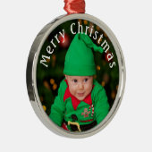 Voeg uw kerstversiering toe metalen ornament (Rechts)