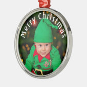 Voeg uw kerstversiering toe metalen ornament (Links)