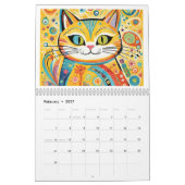 Voeg uw kinderen kunst gepersonaliseerd kalender (Feb 2027)