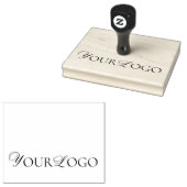 Voeg uw lange dunne custom Logo business bedrijf t Rubberstempel (Gestempeld)