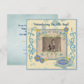 Voeg uw Lijst van de Blauwe Bloemen van de Dienst Kaart (Voorkant / Achterkant)