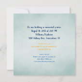 Voeg uw Lijst van de Blauwe Bloemen van de Dienst Kaart (Achterkant)