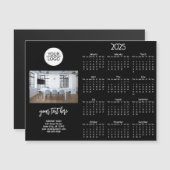 Voeg uw Logo 2025 Kalender Bedrijfsfoto toe (Voorkant / Achterkant)