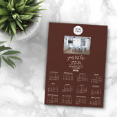 Voeg uw Logo 2026 Kalender Bedrijfsfoto toe