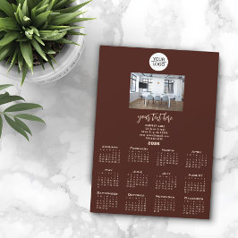 Voeg uw Logo 2026 Kalender Bedrijfsfoto toe